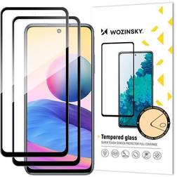 Wozinsky [2 PACK] Full Glue Härdat glas Xiaomi Redmi Note 10 5G Poco M3 Pro